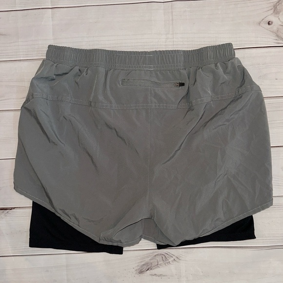 Lixada Women's Lined Gray Running Shorts Size XXL Gym Running Active Shorts - Picture 2 of 8